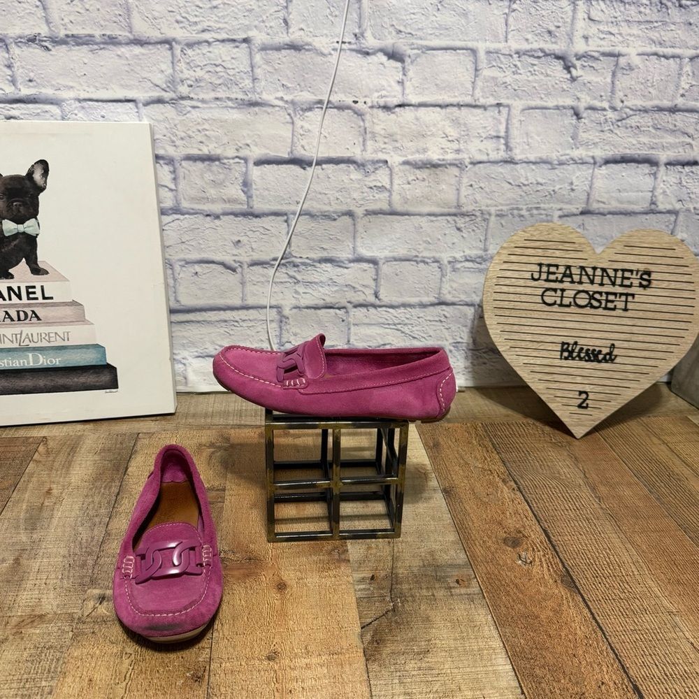 Piero Masetti Italian driving loafers pink 39
